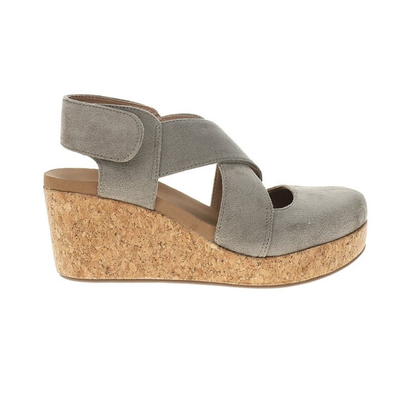 Corkys Womens Case Closed Wedge  Casual Shoes