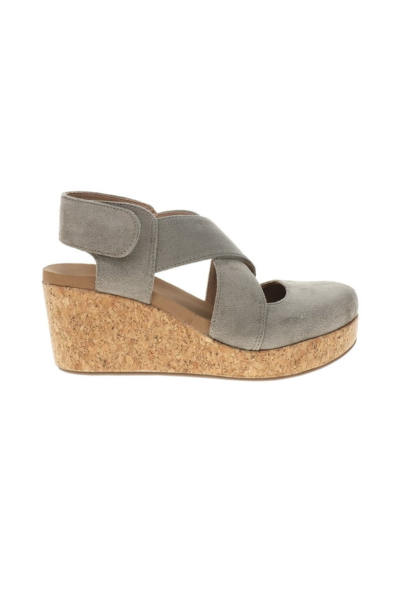 Corkys Womens Case Closed Wedge Casual Shoes