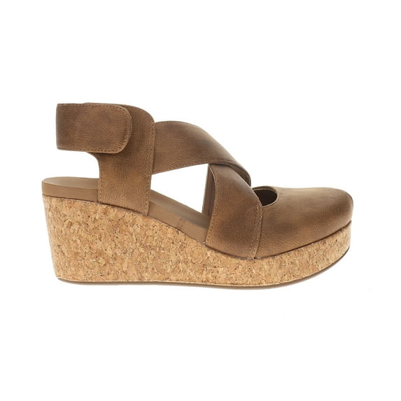 Corkys Womens Case Closed Wedge Casual Shoes