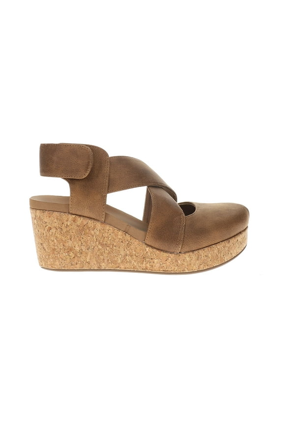 Corkys Womens Case Closed Wedge Casual Shoes