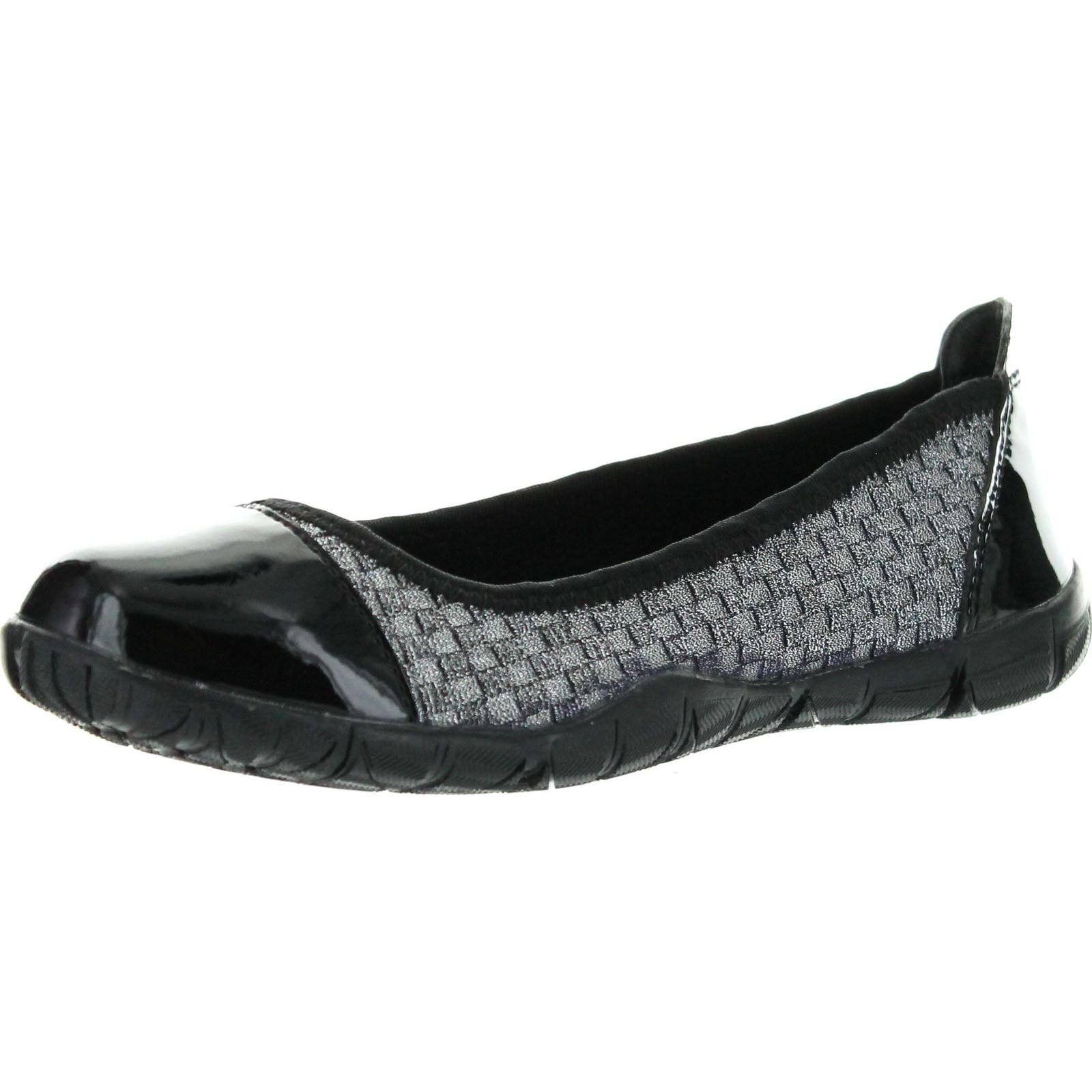 Corkys Wanna Grab Drinks Flats in Silver Mirror Metallic