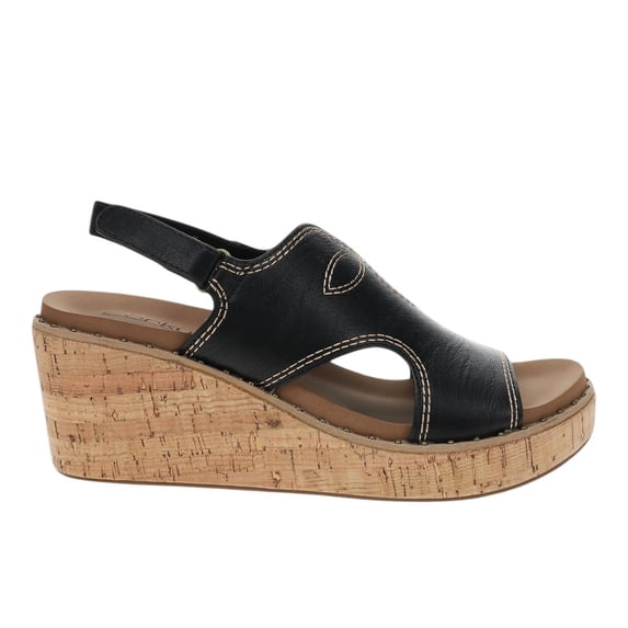 Corkys Womens Darlin Wedge Slingback Casual Shoes