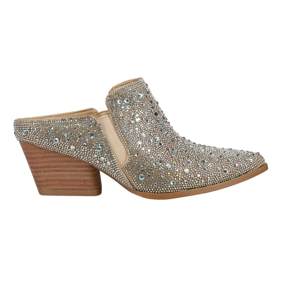 Corkys Womens Hello Darlin Rhinestone Mules Dress Casual Shoes
