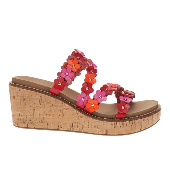 Corkys Womens Lets Be Friends Wedge Casual Shoes