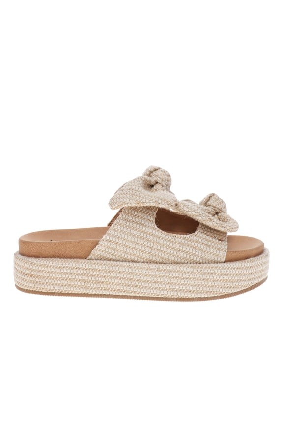 Corkys Womens Lil Bit Knotty Platform Casual Shoes