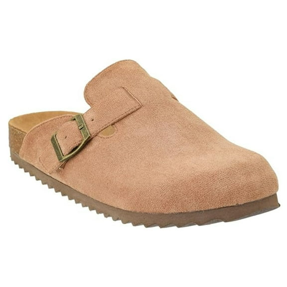 Corkys Womens One For The Books Slip On Mules, Camel Faux Suede (10)