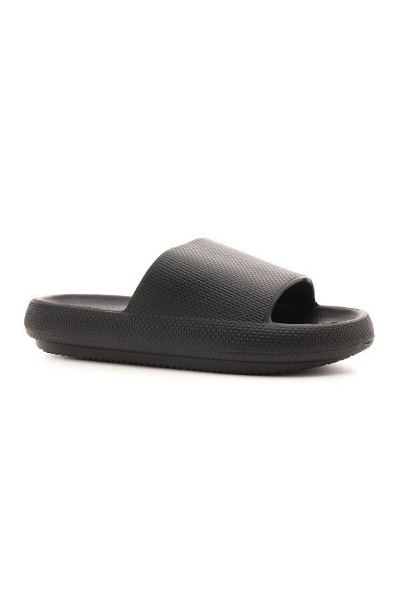 Corkys Womens Parasail Slip-on Waterproof Slide Sandal (10, Black)