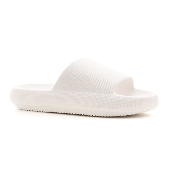 Corkys Womens Parasail Slip-on Waterproof Slide Sandal (11, White)