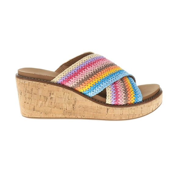 Corkys Womens Peace Out Wedge Casual Shoes