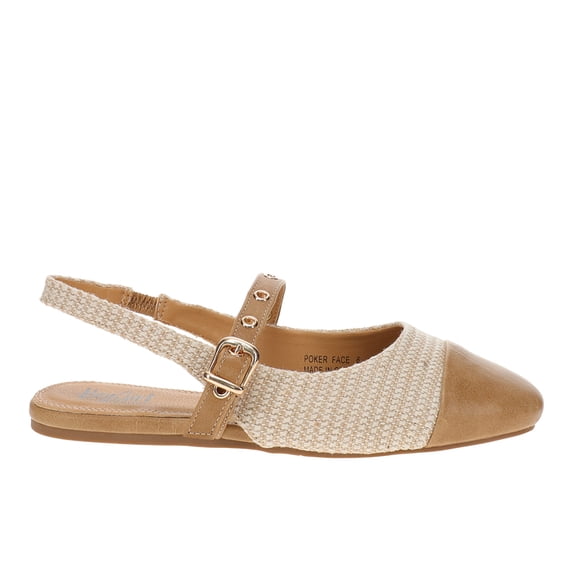 Corkys Womens Poker Face Slingback Flats Casual Shoes