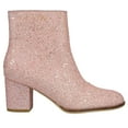 thumbnail image 1 of Corkys Womens Razzle Dazzle Glitter Round Toe Zippered  Ankle Boots, 1 of 5