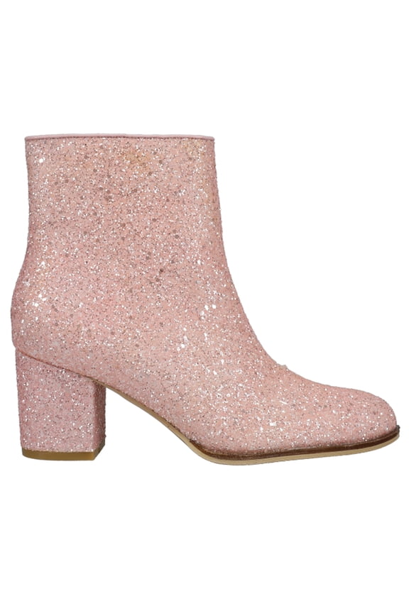 Corkys Womens Razzle Dazzle Glitter Round Toe Zippered Ankle Boots