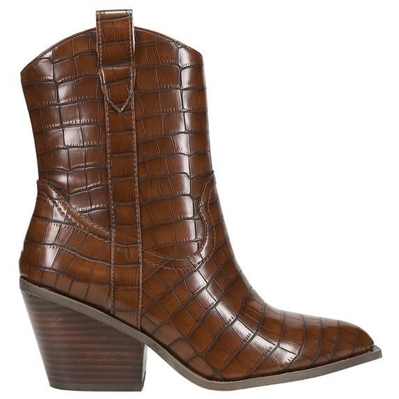 Corkys Womens Rowdy Snip Toe Cowboy Ankle Boots