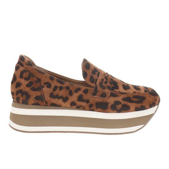 Corkys Womens Sheesh Platform Slip On Loafers Casual Shoes