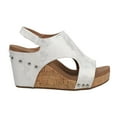 thumbnail image 1 of Corkys Womens Tiffanee Studded Wedge  Casual Shoes, 1 of 5