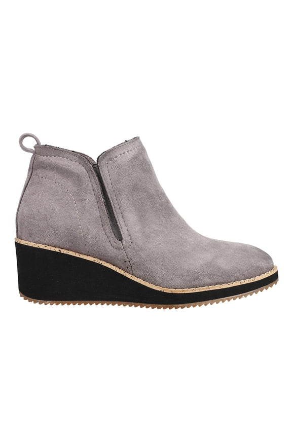 Corkys Womens Tomb Round Toe Wedge Bootie Ankle Boots