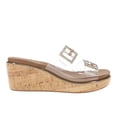 thumbnail image 1 of Corkys Womens Twinsie Clear Rhinestone Wedge  Casual Shoes, 1 of 5
