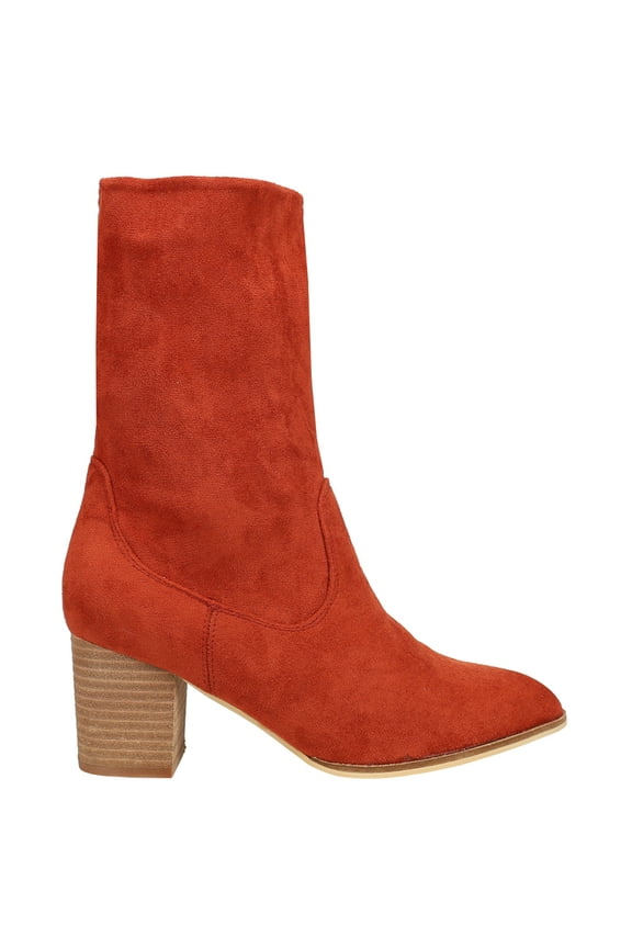 Corkys Womens Wicked Round Toe Pull On Mid Calf Boots