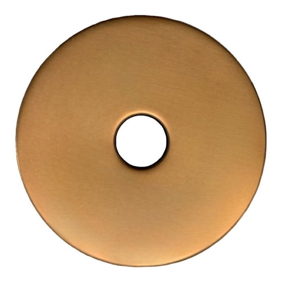Corla 4" Modern Oversized Shower Arm Flange | Universal Replacement Escutcheon Cover Plate (Champagne Bronze)