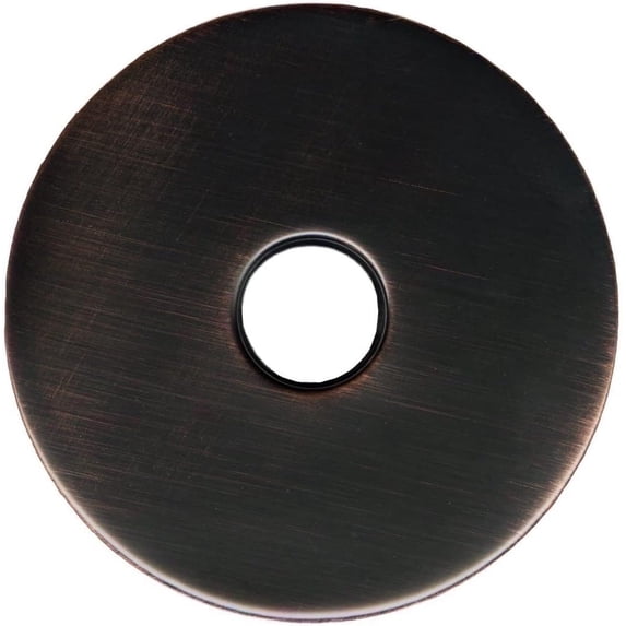 Corla Modern 3.5” Escutcheon Plate Extra Large | Shower Arm Flange Universal Replacement Cover Round 3 1/2 Inch (Oil Rubbed Bronze)