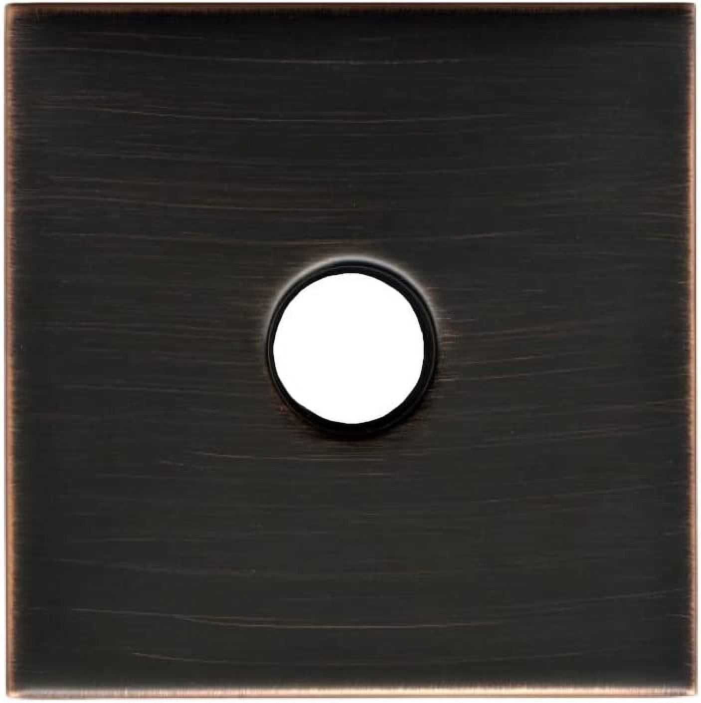 Corla Modern 3.5” Square Shower Arm Flange Universal Extra Large