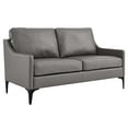 thumbnail image 1 of Corland Leather Loveseat, 1 of 7