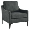 thumbnail image 1 of Modway Corland Upholstered Fabric and Metal Armchair in Charcoal, 1 of 7