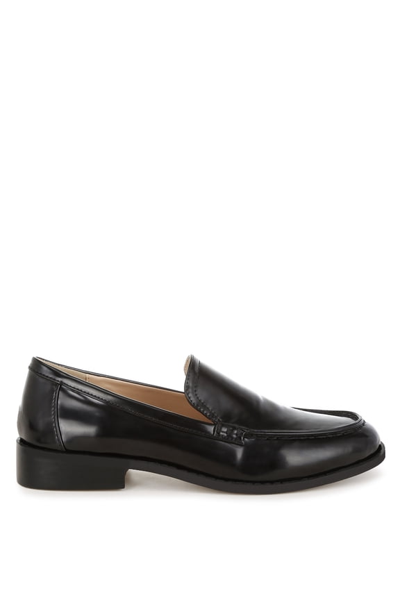 Corleone Pleather Stacked Heel Loafers