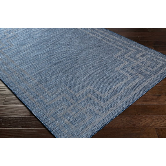 Corlette Traditional Area Rug - Outdoor Safe - Blue - 7'8" x 10'