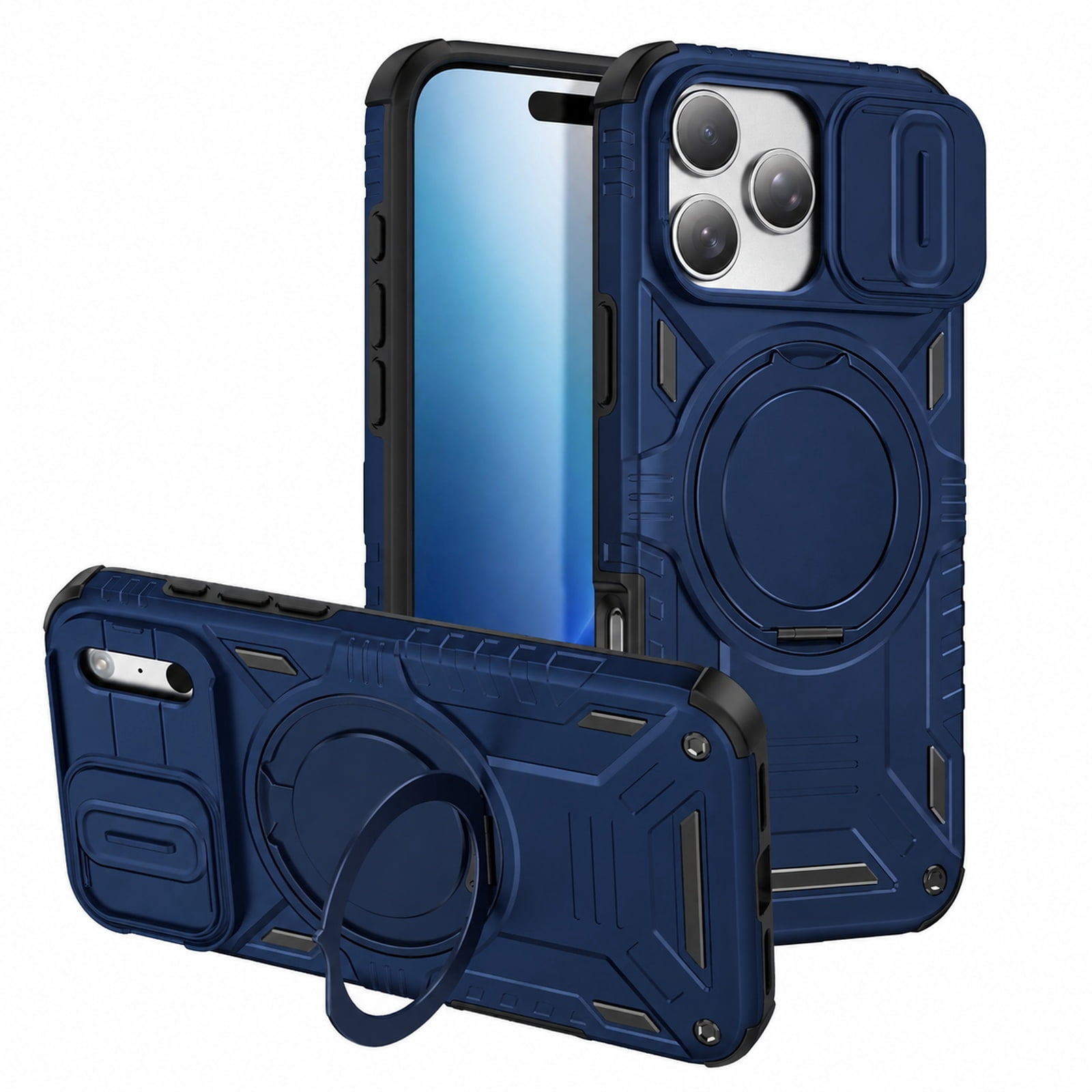 Extra Large Lens Case Corliven for iPhone 18 Pro Max Rugged Case with Kickstand, Camera Lens ...