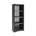 thumbnail image 1 of Corliving Adjustable 4 Shelf Bookcase, 4-Tier Shelving Unit Bookcase with Open Shelves, Display Bookshelf, for Living Room, Bedroom, Home Office, Display Bookshelf, Black, 1 of 12