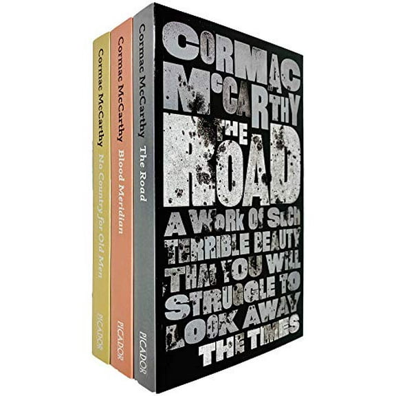 Cormac McCarthy 3 Books (The Road, Blood Meridian & No Country for Old Men) - Fiction - PB