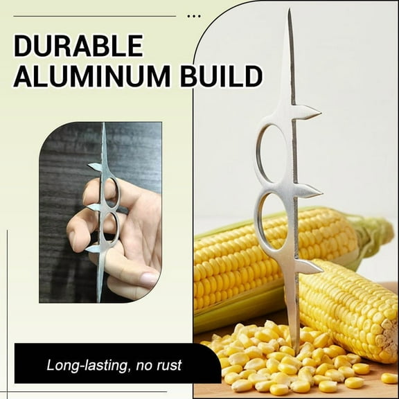 Corn under $5! Cagogo Manual Corn Husker and Kernel Remover Tool, Handheld Corn Peeler and Shucker for Fresh Corn, Efficient Kitchen Tool for Vegetables, Compact and Portable Design