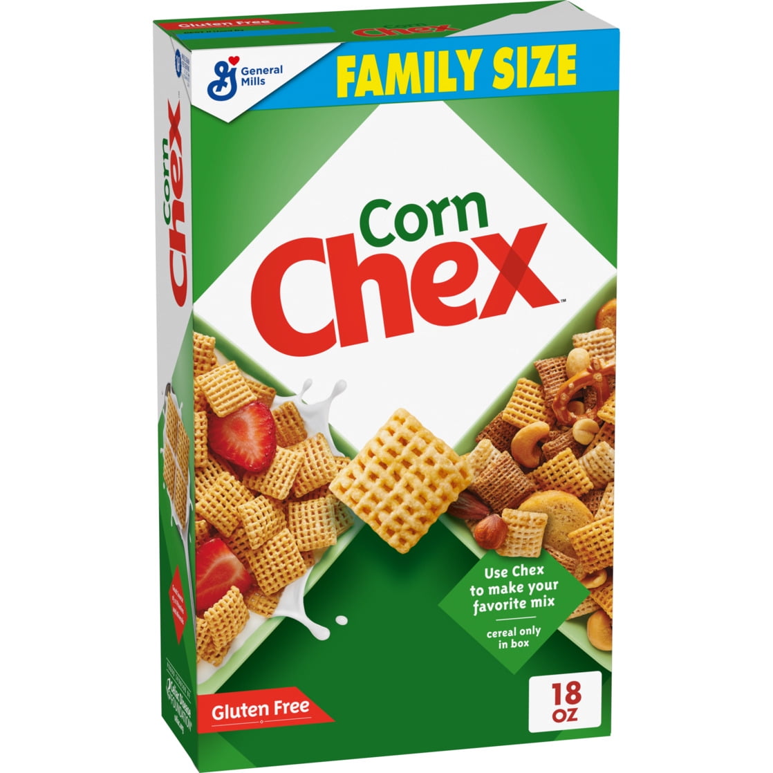 General Mills Corn Chex Cereal, Gluten Free, Whole Grain, Family