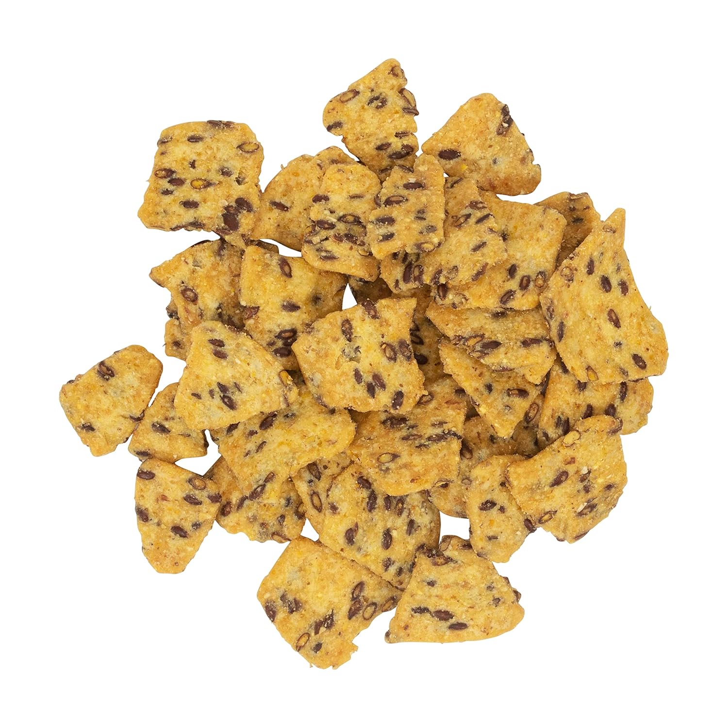 Corn Chips With Flax Seeds, Salted 8 Oz