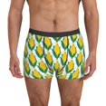 Corn Cob Mens Underwear Boxer Briefs, Comfort Breathable Boxers For Men