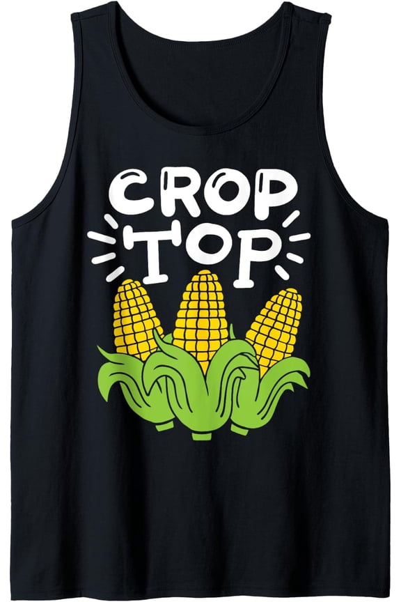 Corn Crop Top Tank Top Size S-3XL