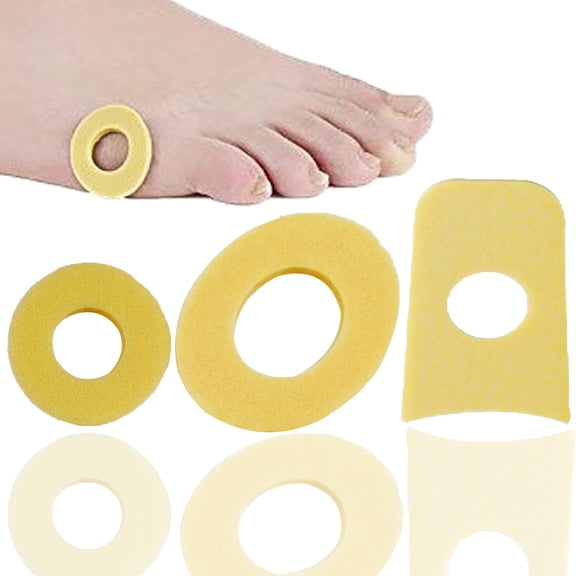 Corn Cushions for Feet, Self-Stick Adhesive Foot Care Cushions to Pad and Protect Corns, 54 Count