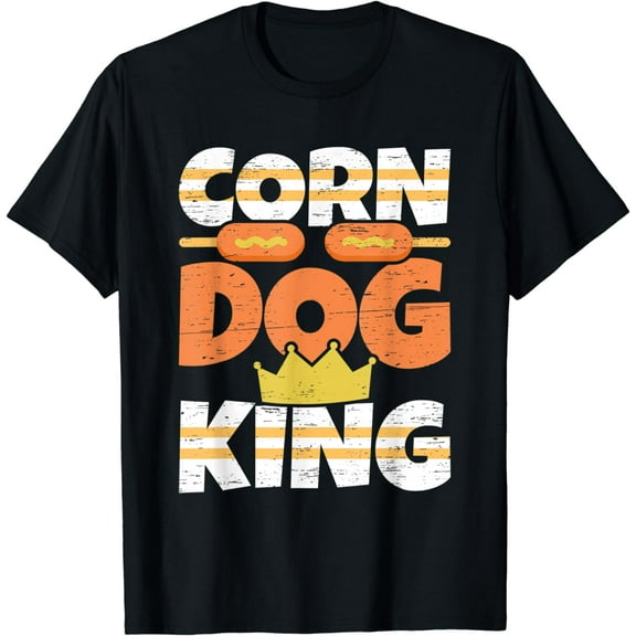 Corn Dog King Stick Dogs Corndog Man Stick T-Shirt