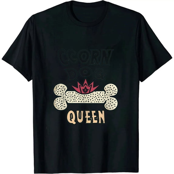 Corn Dog Queen Mini Cheese Vegan T-Shirt