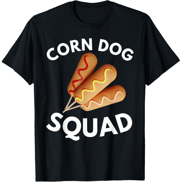 Corn Dog Squad Stick Cheesy Corn Dogs Corndog Man Stick TShirt