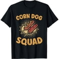 thumbnail image 1 of Corn Dog Squad Stick Dogs Corndog Man Stick T-Shirt, 1 of 4