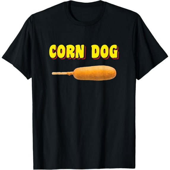 Corn Dog T-Shirt, Carnival Style Humorous and funny, and very popular
