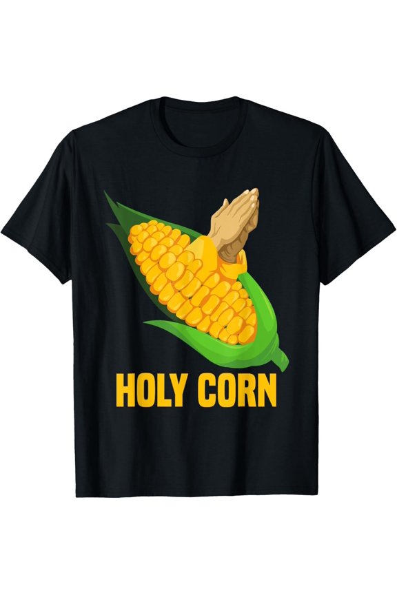 Corn Farmer Farming Corn Crop Cultivation Agriculture Tractor Field Grain T-Shirt