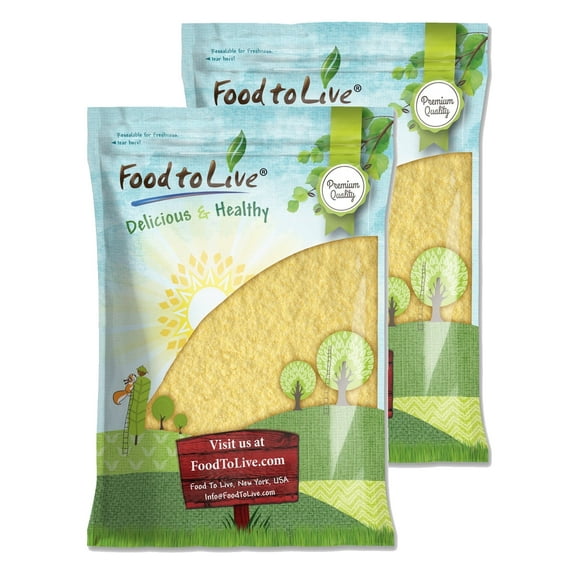 Corn Flour, 18 Pounds — Kosher, Raw, Vegan — by Food to Live