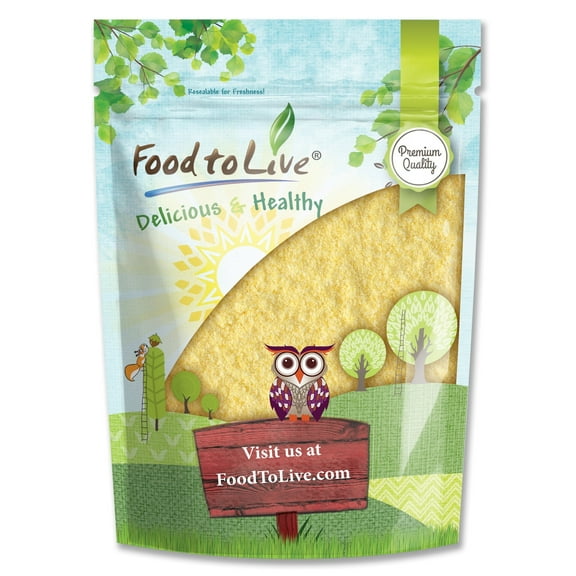 Corn Flour, 5 Pounds Kosher, Raw, Vegan by Food to Live
