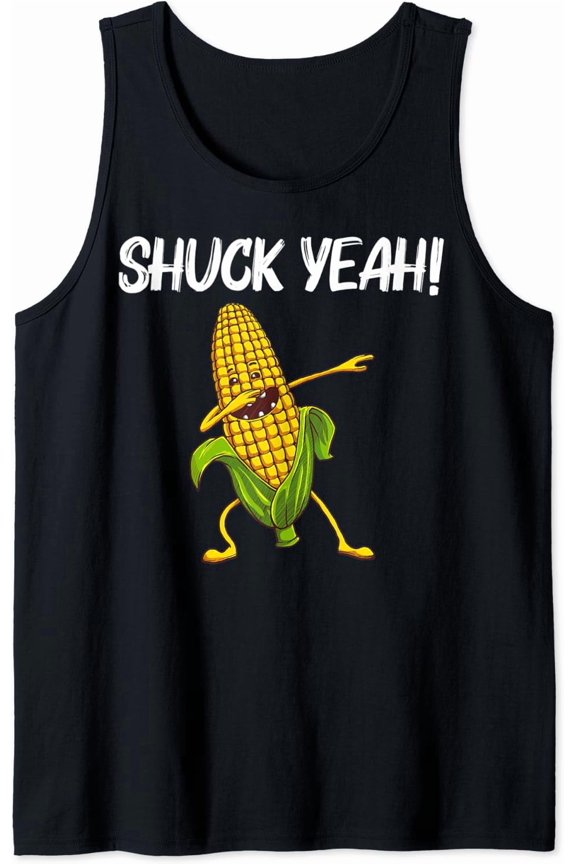 Corn For Men Women Corn On The Cob Costume Farmer Tank Top Size S-3XL