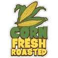 thumbnail image 1 of Corn Fresh Roasted 24" Decal Concession Stand Food Truck Sticker, 1 of 2