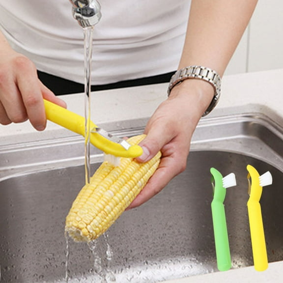 Corn Grater Planer Stainless Steel Blade | Corn and Grain Stripper Peeler with Cleaning Brush | Ergonomic Food Grade Handle | Easy Kernel Removal Tool