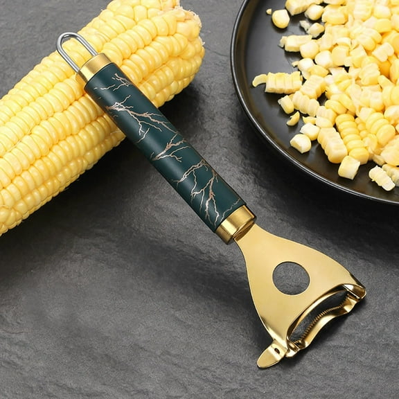 Corn Husker, Easy To Use Stainless Steel Hand Push Corn Cutter Quick Remove Corn Cob Sheller Separator Kitchen Cooking Tools for Home And Restaurant Use